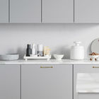 YADI Popular PVC Kitchen Cabinets PVC Modular Kitchen Colours With Open Shelves